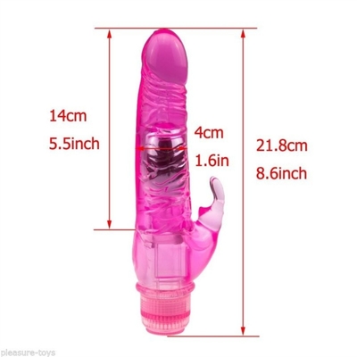 Thỏ Glans dương vật G-Spot Vibrator Chiếc máy phụ nữ Vibration silicone Vibrating dildo