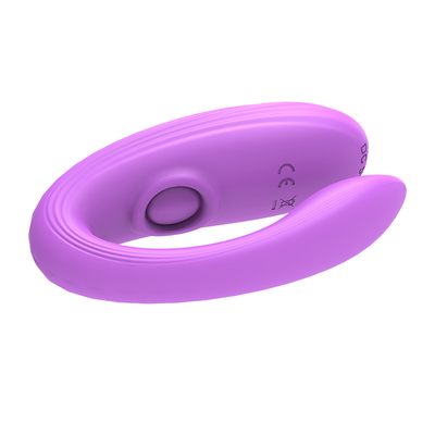 Máy xoa bóp hậu môn và âm vật được làm bằng silicone y tế hình U G Spot vibrator đồ chơi tình dục cho phụ nữ