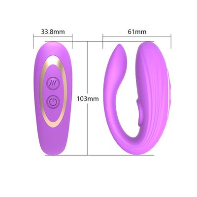 Máy xoa bóp hậu môn và âm vật được làm bằng silicone y tế hình U G Spot vibrator đồ chơi tình dục cho phụ nữ