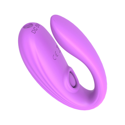 Máy xoa bóp hậu môn và âm vật được làm bằng silicone y tế hình U G Spot vibrator đồ chơi tình dục cho phụ nữ