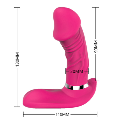 Địa điểm G Bướm vô hình rung động Dilldo quay quần lót kích thích âm vật Dilldo Vibrator cho phụ nữ