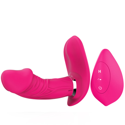 Địa điểm G Bướm vô hình rung động Dilldo quay quần lót kích thích âm vật Dilldo Vibrator cho phụ nữ