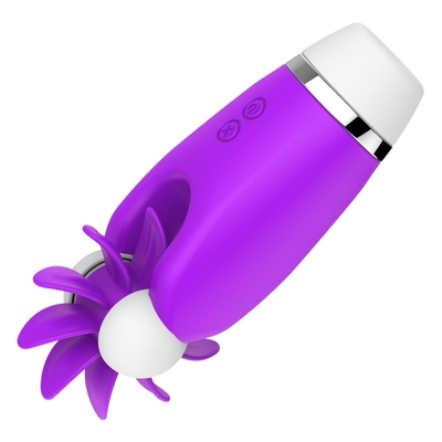 Chuyển vòng Oral Sex Clitoris Stimulator Lưỡi đồ chơi tình dục cho phụ nữ