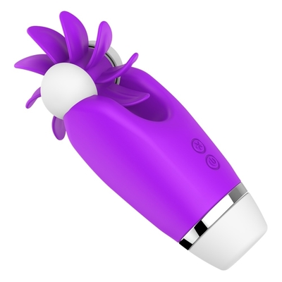 Chuyển vòng Oral Sex Clitoris Stimulator Lưỡi đồ chơi tình dục cho phụ nữ