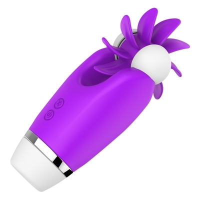 Chuyển vòng Oral Sex Clitoris Stimulator Lưỡi đồ chơi tình dục cho phụ nữ