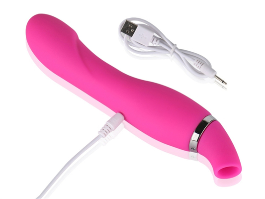 Vibrator hút âm vật, G Spot Clit Dildo Vibrator cho phụ nữ với hút và rung động, G Spotter âm vật chống nước