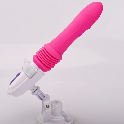 360 độ rung động có thể sạc lại bộ dao động massage âm vật Vibrator pussy với stent cho phụ nữ