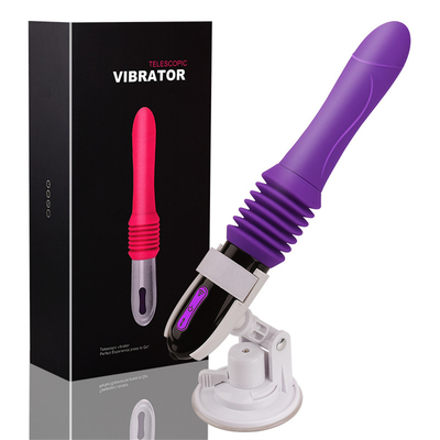 360 độ rung động có thể sạc lại bộ dao động massage âm vật Vibrator pussy với stent cho phụ nữ