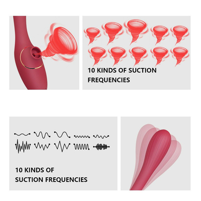 Xese giá nhà máy Vibrator hút âm vật chống nước Nipple Clitoris hút kích thích Massager