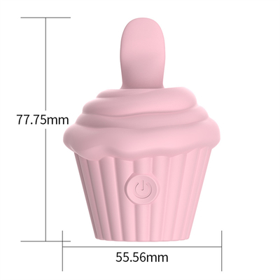 Rose Vibrator Clitoral Licking Tongue Vibrator 2 in 1 Licking & Vibrating Nipples Clitoral Stimulator với 10 chế độ cho