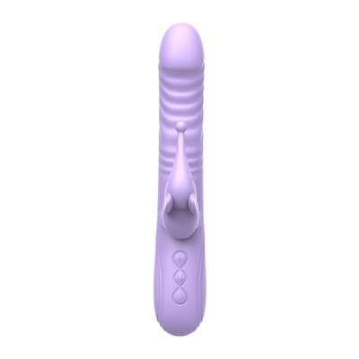 Silicone kéo dài sưởi ấm thỏ Vibrator điểm G kích thích âm vật nữ đồ chơi tình dục thỏ Vibrator cho phụ nữ âm đạo