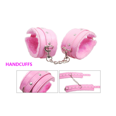 Bondage PU Da Fetish Kit Restrains Slave Sex Toy Bondage Đối với các cặp đôi