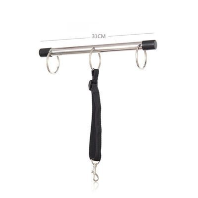 Thép không gỉ Chốt song song Tay đeo tay đeo tay Bondage BDSM Cuff Neck Hanging Kits