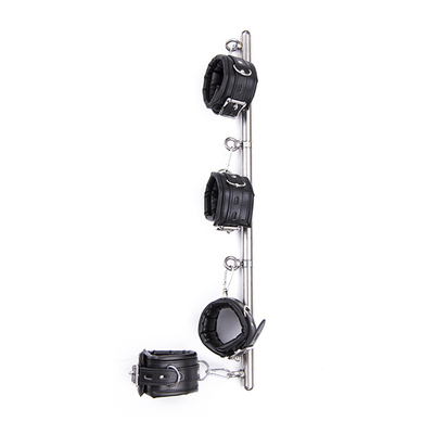 Spreader Bar PU Chăn tay da & Chăn mắt mắt cá chân Sản phẩm tình dục cho phụ nữ Bondage