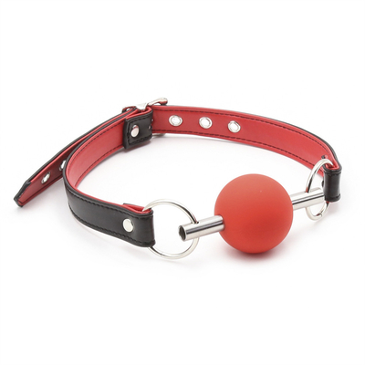 Đồ chơi tình dục mềm silicone Bdsm Bondage Plug Ball Open Mouth Gag