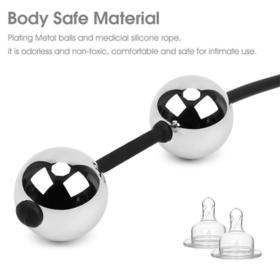 Cơ thể an toàn kim loại đậm đà thú vị quả bóng âm đạo quả bóng hậu môn unisex