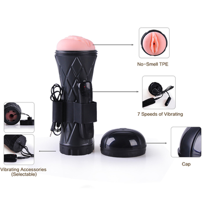 3D Vibration Masturbation Pussy Cup đồ chơi tình dục cho đàn ông