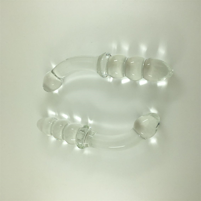 Glass Dildo Chiếc dương vật Crystal Anal Beads Butt Plug Glass Dildo Cho Phụ nữ
