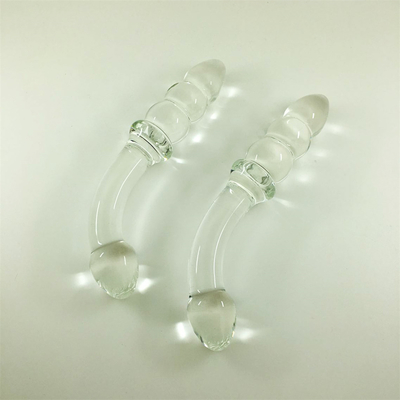 Glass Dildo Chiếc dương vật Crystal Anal Beads Butt Plug Glass Dildo Cho Phụ nữ