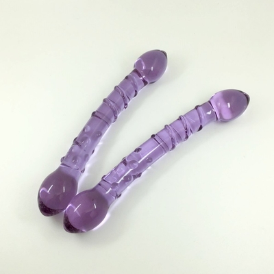 Double Heads Butt Plug Anal Plug Butt Glass Butt Plug với thiết kế vít bên trong Được phân phối trên toàn thế giới