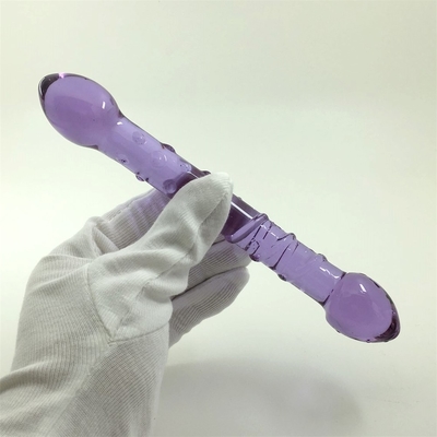 Double Heads Butt Plug Anal Plug Butt Glass Butt Plug với thiết kế vít bên trong Được phân phối trên toàn thế giới