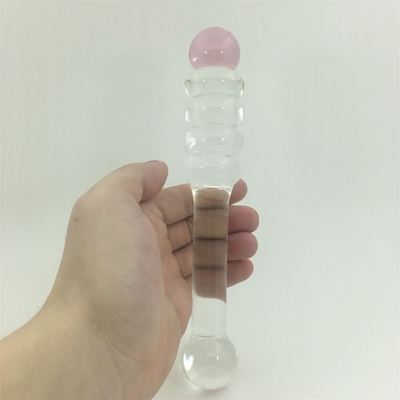 Chân kính Yoni G Spot đồ chơi tình dục kính Dildo Clear Anal Butt Plug cho phụ nữ massage âm đạo