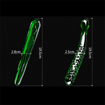 Chân tinh thể dương vật hậu môn Butt Plug G-Spot Clitoral thủ dâm quả trứng kính Dildo cho phụ nữ