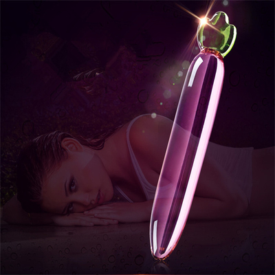 Chân tinh thể dương vật hậu môn Butt Plug G-Spot Clitoral thủ dâm quả trứng kính Dildo cho phụ nữ