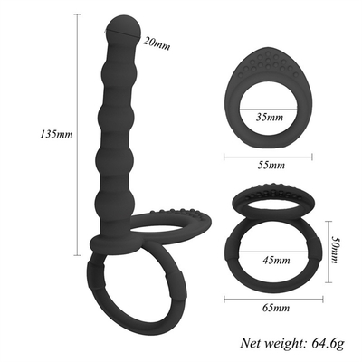 Đồ chơi tình dục hậu môn Butt Plug hậu môn cho cặp đôi Chiếc nhẫn dương vật Chiếc nhẫn dương vật