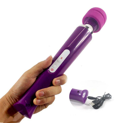 Tái nạp không dây cầm tay rung động AV Wand Massage Stick Sex Toys Silicone AV Vibrator