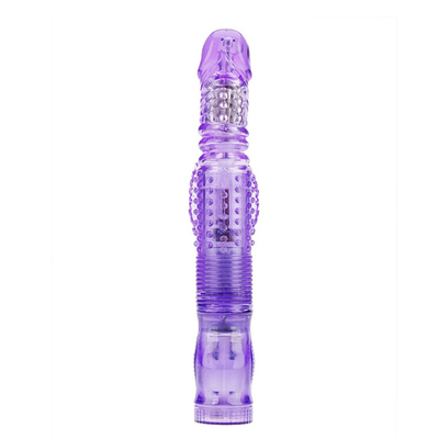 36 Nhiều tốc độ tự động có thể kéo ra thỏ rung chức năng xoay Vibrator âm đạo cho con đực