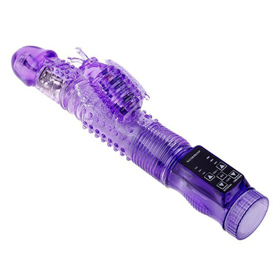 36 Nhiều tốc độ tự động có thể kéo ra thỏ rung chức năng xoay Vibrator âm đạo cho con đực