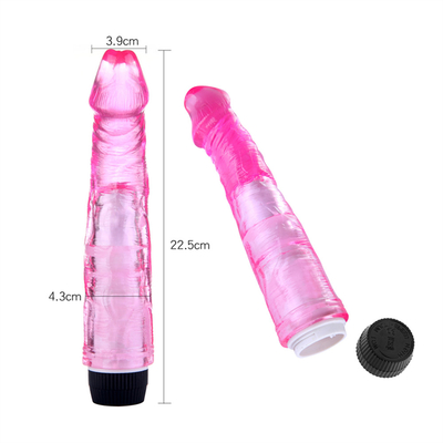 Động cơ rung dương vật TPE không bước dương vật nhân tạo cho phụ nữ