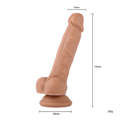 Xese Colorful Liquid Silicone Realist Dildos đồ chơi tình dục cho phụ nữ