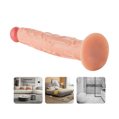 Dildos thực tế với cốc hút lớn cho phụ nữ