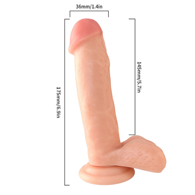 2023 Hoa Kỳ bán nóng PVC khổng lồ thực tế Dildo với sucker mạnh mẽ thực Glans và nâng tinh hoàn âm đạo G-điểm một