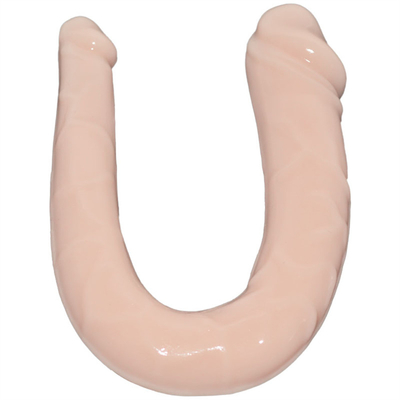 Tiến sĩ TPE Dildo hình U Dildo hai đầu dương vật cho phụ nữ thủ dâm