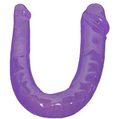 Tiến sĩ TPE Dildo hình U Dildo hai đầu dương vật cho phụ nữ thủ dâm