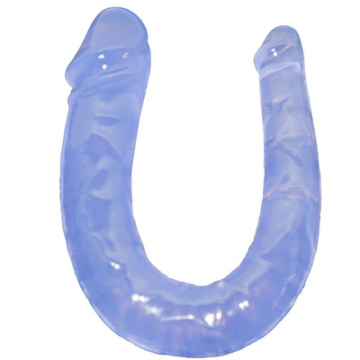 Tiến sĩ TPE Dildo hình U Dildo hai đầu dương vật cho phụ nữ thủ dâm