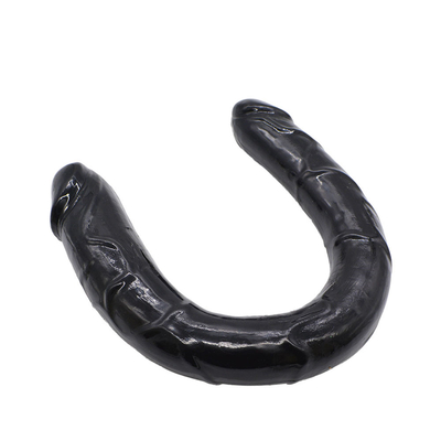 Tiến sĩ TPE Dildo hình U Dildo hai đầu dương vật cho phụ nữ thủ dâm