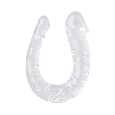 Tiến sĩ TPE Dildo hình U Dildo hai đầu dương vật cho phụ nữ thủ dâm