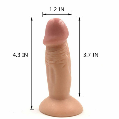 Mini Dildo Realist Silicone Glans Chiếc dương vật đồ chơi tình dục cho phụ nữ