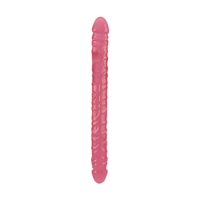 Jellies-Realistic Double Dong Adult Dildo Sex Toys cho Lesbian Waterproof Flexible Dildo cho phụ nữ