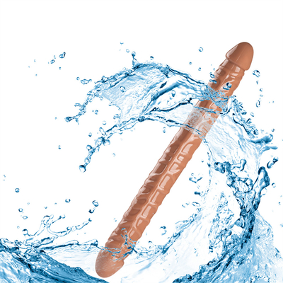 Jellies-Realistic Double Dong Adult Dildo Sex Toys cho Lesbian Waterproof Flexible Dildo cho phụ nữ