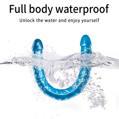 Jellies-Realistic Double Dong Adult Dildo Sex Toys cho Lesbian Waterproof Flexible Dildo cho phụ nữ