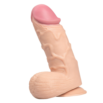 Soft Big Silicone Dildo Realist Suction Cup Male Artificial Penis cho Người Phụ Nữ