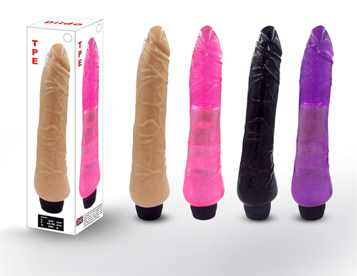 G Spot Clitoral Stimulator Silicone Jelly Vibrator Dildo Cho Phụ nữ