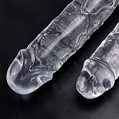 Realist Jelly Dildo cho người mới bắt đầu, 7 inch Crystal G-Spot Dildos, Flexible Penis Cock with Suction Cup for Hand Free Pl