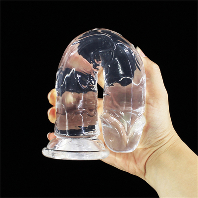 Realist Jelly Dildo cho người mới bắt đầu, 7 inch Crystal G-Spot Dildos, Flexible Penis Cock with Suction Cup for Hand Free Pl