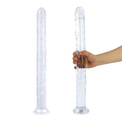 Realist Jelly Dildo cho người mới bắt đầu, 7 inch Crystal G-Spot Dildos, Flexible Penis Cock with Suction Cup for Hand Free Pl